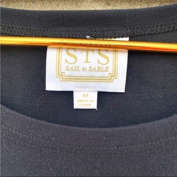 Sail To Sable Black Long Sleeve Shift Dress - Picture 3 of 7